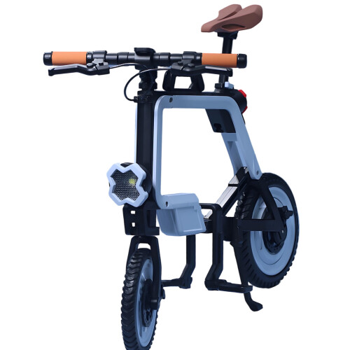Authentic Looking Foldable Bike Model For Collectible Figures And Scene Blue