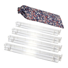 4Pieces 18.7 Inch Mahjong Tile Rack Pusher For Strategic Game Activities Clear