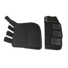 Neoprene Horse Boot Leg Protective Wraps Foreleg Black front leg two 1 large size