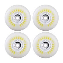 4Pcs Inline Roller Skate Wheels LED Lighting Skating Wheels for Dazzling color magne 80mm