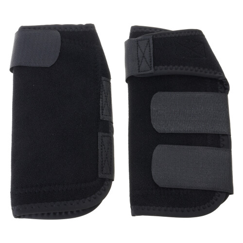 Horse Leg Protector Wrap Horse Protective and Training Black front leg two  small