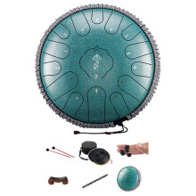 15 Note 13 Inch Steel Tongue Drum C Major Handpan Set Adult Beginners  6