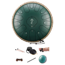 13 Inch 15 Notes Handpan Drum Carbon Steel Percussion Instrument C Major  2