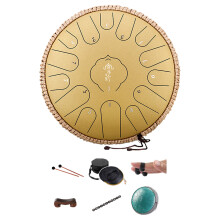 Handpan Set 15 Notes C Major Steel Tongue Drum Beginner Gift Bag Mallets 4