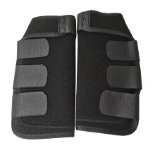 Professional Brushing Horse Boot Horse Leg Wraps Protective Black back leg two p small