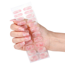 Cured Gels Nails Strips Gels Nails Wraps Bronzing Gels Nails Stickers for Party BSA0121