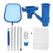 Pool Cleaning Set with Debris Net and Roller Vacuum Head for Pools European standard