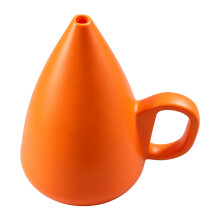 Sand Tower Builder Sand Funnel Mold Toy with Handle for Beach Seashore Sand Play Orange S
