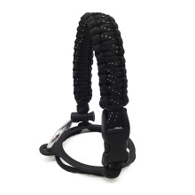 Water Bottle Strap Paracord Handle with Safety Cord, Water Bottle Black and white dots