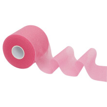 1Roll Athletic Tape Bandages Wrap Sponges Film Tennis Racket Wrap Sport Bandages Pink