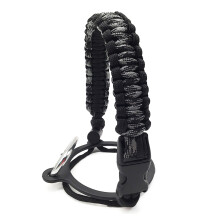 Water Bottle Handle Strap, Water Bottle Strap Paracord Handle with Black gray camou