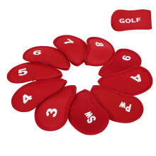 Golfs Head Cover Golfs Cover for Golfs Club Golfs Iron Headcover Club Protector Red