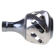 Water Drop Shaped Fishing Reel Accessories Fishing Reel Rocker Reel Handle Silver 35mm