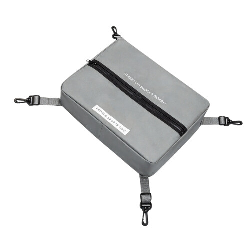 Board Utility Bag with Insulated Carry Space for Daily Deck Use Light Grey
