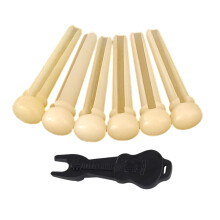 Fixed String Nails Guitar Replacement Part Guitar Strings Nails Bone Texture Yellow