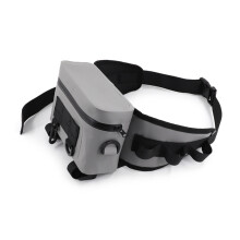 Fishing Waist Bag Large Capacity Fishing Fannies Pack Outdoor Fishing Tackle Bag White