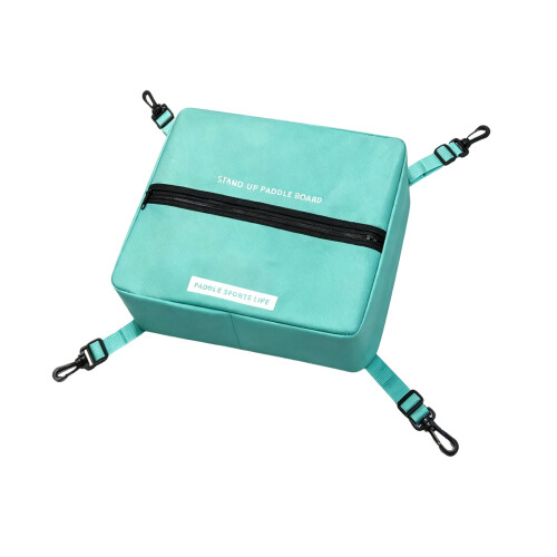 Board Deck Storage Bag with Insulated Space and Corner Fasteners Green