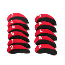 Golfs Club Cover Iron Headcover Golfs Club Head Cover Golfs Gifts for Men Women Red