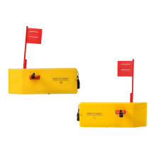 Trolling Push Button Splashing Float Boats Fishing Planer Board Fishing Tools