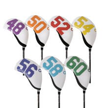 Golfs Putter Protective Guard Headcover Golfs Head Cover Golfs Club Colored words on whi