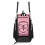Baseball Bat Backpack with 4 Bat Sleeves and Separate Cleat Pocket Pink 1