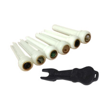 1 Set Elegant Bone Pins Guitar Bridge Pins Professional Guitar White inlaid large s