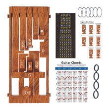 Guitar Playing Singing Tool Set Chord Tool Scale Guitar Practice Aid for Mahogany color