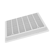 ABS Plastic Square Swimming Pool Main Drain Cover with Safety Grille Design White