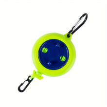 (Green) Tendedero portátil/tendedero ajustable de 26 pies para acampar/cuerda seca para lavandería/para viajes al aire libre pes
