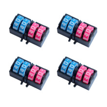 4pcs Manual Score Counter Set with 4 Number Wheels Game Score Counter 5