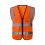Reflective Task Vest with Front Fastening and Tool Pocket Storage 2 1