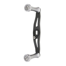 Fishing Reel Handle, Double Handles Fishing Reel Handles Grip for Baitcasting Silver