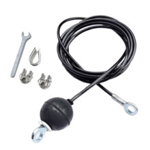 Fitness Pulley System Replacement Gym Cable Steel Wire Rope Cord 2m Adjustable style B