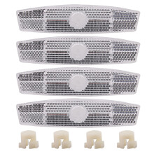 4Pcs/set Highly Reflective Bikes Wheel Reflectors Bikes Reflectors for Bikes White