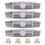4Pcs/set Highly Reflective Bikes Wheel Reflectors Bikes Reflectors for Bikes White 1