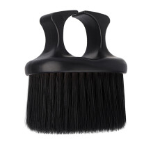 Professional Hairdresser Dust Brush Anti Static Beard Comb Salon Hair Sweep Black