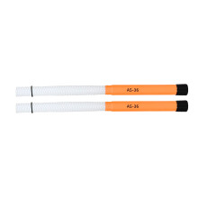 1Pair Nylon Drumsticks Brushes Multi-Rod Bundle Sticks for Folk Music White orange
