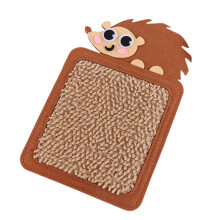 Toddler Sensory Exploration Mats Vibrant Animal Textures for Skill Enhancement hedgehog