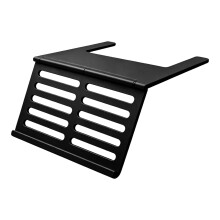 Folding Mahjong Rack with Slide Under Base for Home Table Use C black