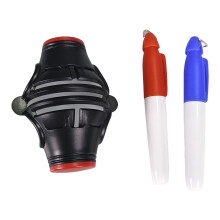 Golfballs Line Marker Golfball Liner Template 3-Line Golfball  Marker Stencil Red