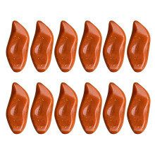 12Pcs Catfishes Chunks Blood Baits Fishing Blood Clots for Freshwater Saltwater Sauce red