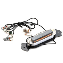 Prewired Guitar Sound Hole Pickup with Tone & Volumes Knob Easy to Install