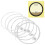 Set of 6 Guitar Strings Replacements Acoustic Guitar Strings Nylon Core Strings 1
