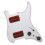 Guitar Pickguard Set Scratch Plate for Both Beginners and Professionals White red pickup 1