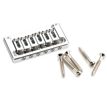 Guitar Hardtail Fix Bridge Top Load Tailpiece for Precisions Electric Instrumen Chrome