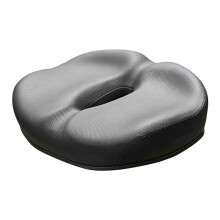 Center Relief Bike Seat with Broad Support for Casual Cycling Use Black