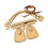 Bucket bag panel set with closure panel for crochet purse craft Khaki 1