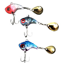3Pcs Fishing Spoons Lures Triple Hook Spoons Hard Lures Metal Fishing Type A 3 pieces 9g