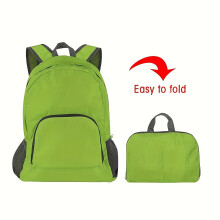 (Green) Mochila plegable para hombre, bolsa de viaje, ligera, de gran capacidad, portátil, para deportes al aire libre, 1 unidad