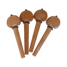 4Pcs/set Cello Tuning Pegs, Wood Tuning Pegs Instrument Parts Replacements